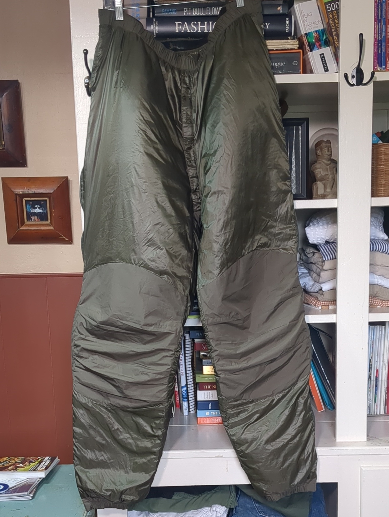 Patagonia Das Micro Puff Olive Green Insulated Men's Outdoor Pants Size Xl
